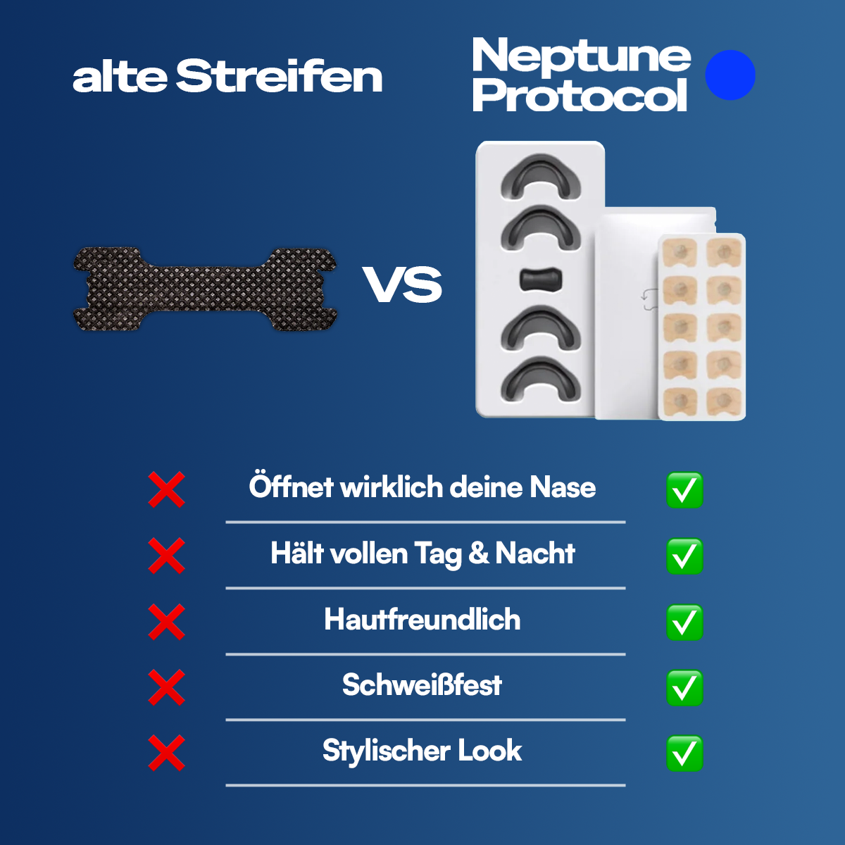 Magnetische Nasenstreifen