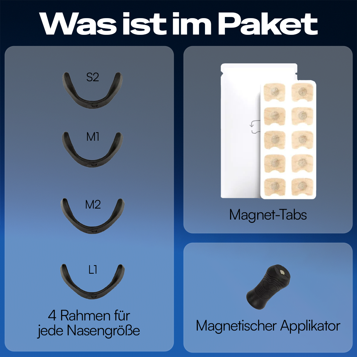 Magnetische Nasenstreifen