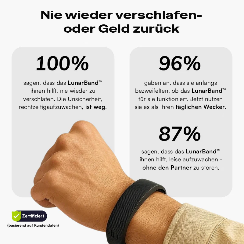 LunarBand™ - Der lautlose Wecker